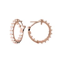 Orecchini Bronzallure Donna Cerchio in Lega metallica Zirconia WSBZ02028W - WSBZ02028W